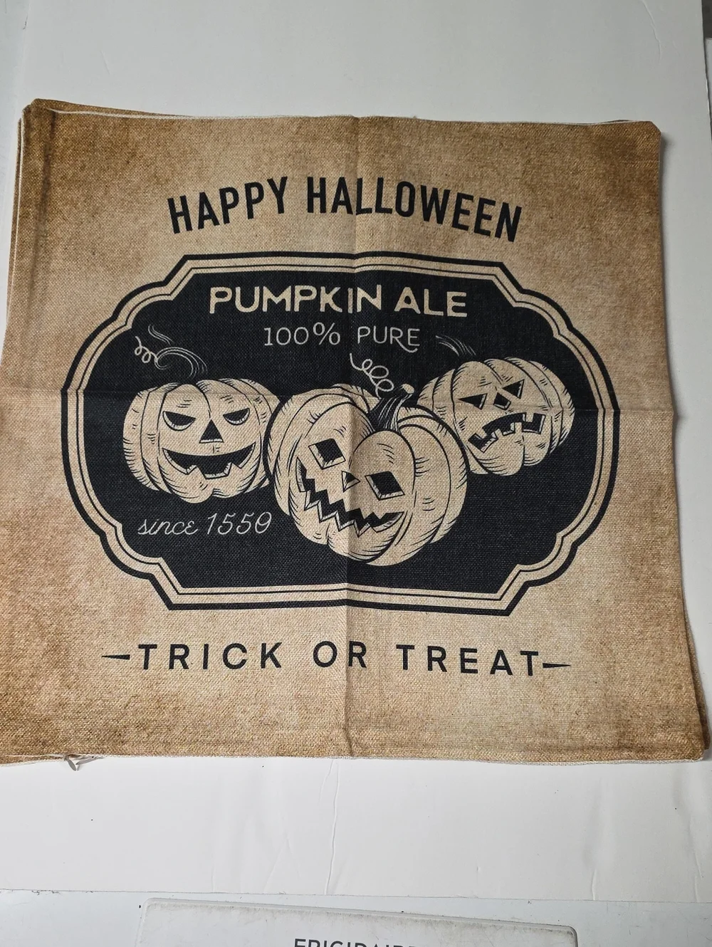 Set of 4 Halloween Pillow Covers (18x18 Inches)
